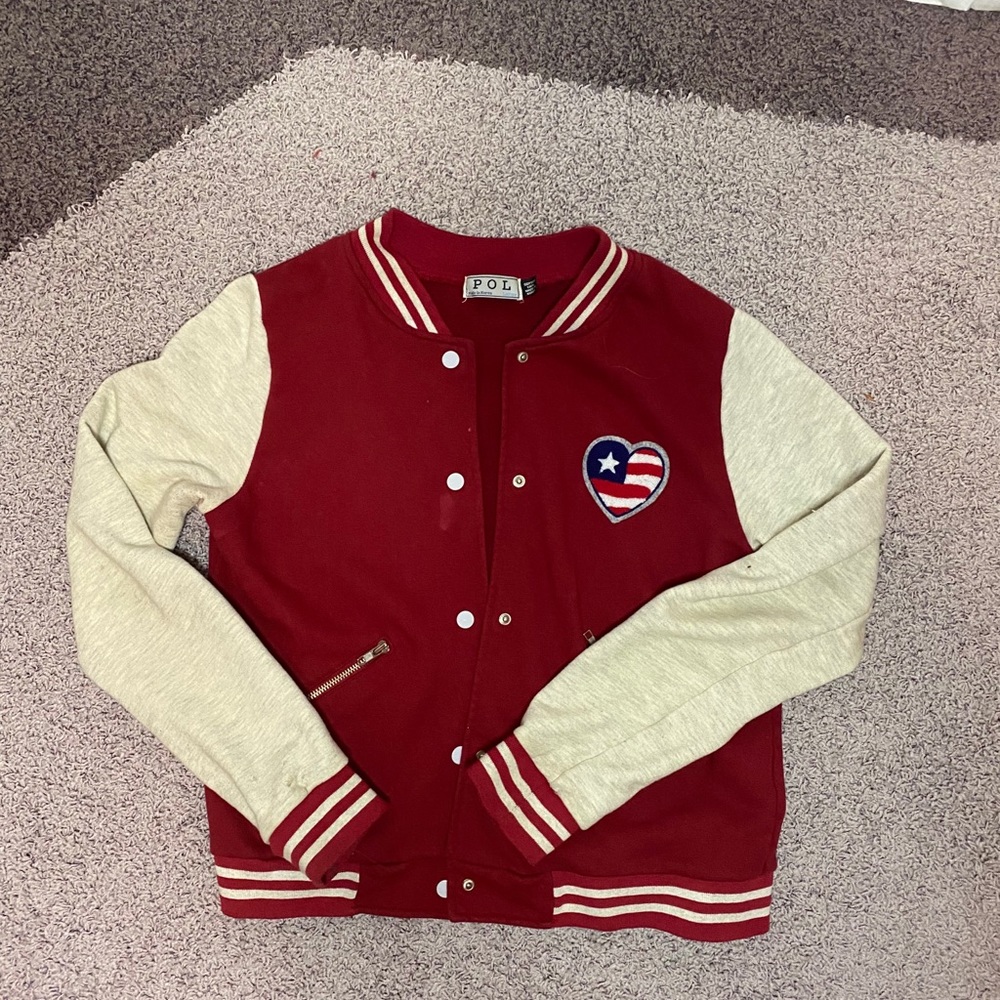 Light weight varsity jacket